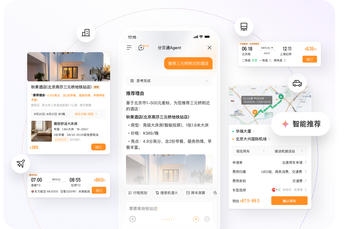 简单行程预订